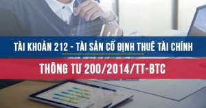 Tài khoản 212 theo Thông tư 200 năm 2014