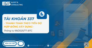 Tài khoản 337 theo Thông tư 99 năm 2025