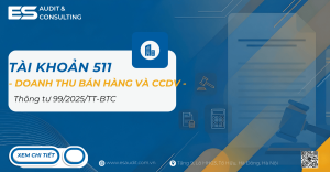 Tài khoản 511  theo Thông tư 99