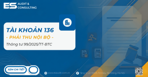 Tài khoản 136 theo thông tư 99 năm 2025