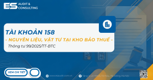 Tài khoản 158 theo Thông tư 99 năm 2025