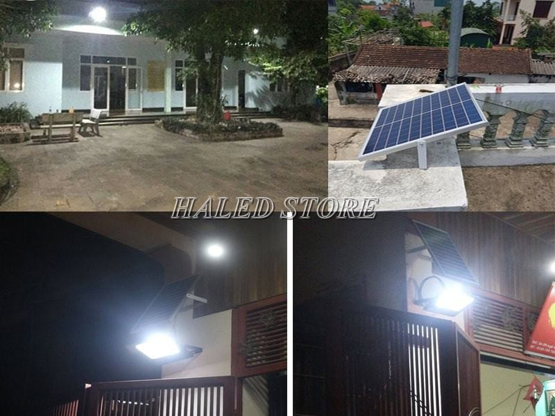 Đèn pha năng lượng mặt trời tiêu chuẩn chiếu sáng dân dụng