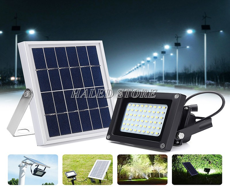 Đèn pha năng lượng mặt trời ứng dụng chiếu sáng đa dạng nhiều vị trí khác nhau trong đời sống