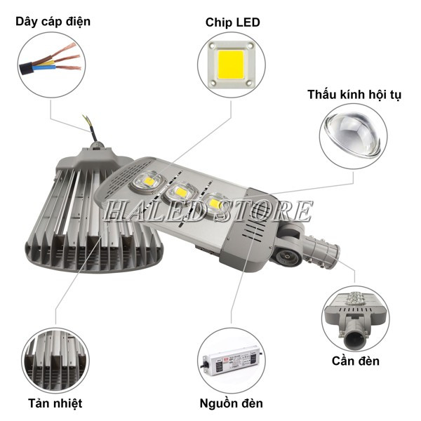 Kiểu dáng đèn đường LED HLDASL30