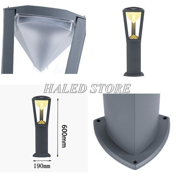 Chi tiết các bộ phận đèn trụ HLDASV13