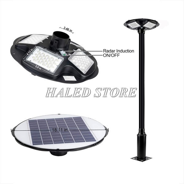 Đèn LED năng lượng mặt trời thông minh