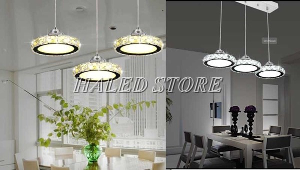 Đèn thả phòng bếp phong cách bán cổ điển