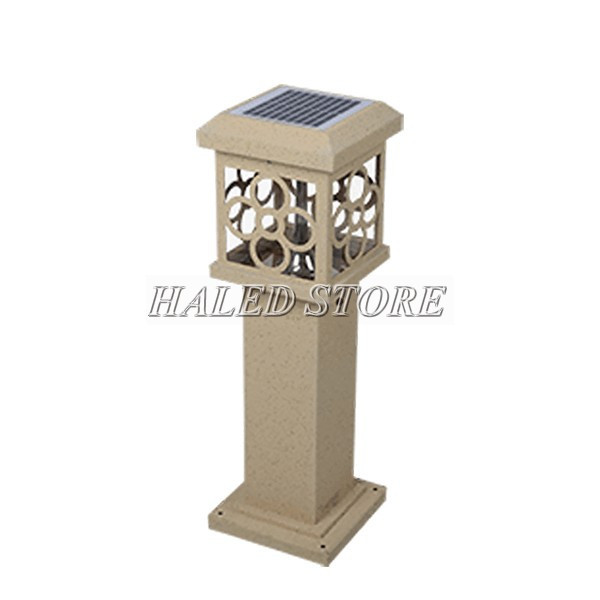 Đèn trụ sân vườn năng lượng mặt trời hldamtsv6-4