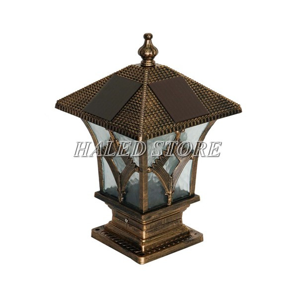 Đèn hàng rào năng lượng mặt trời cổ điển