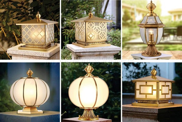 Các mẫu đèn trụ cổng hiện đại bán chạy hiện nay