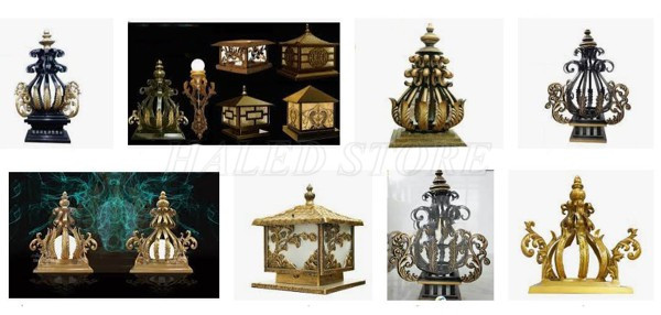 Các mẫu đèn trụ cổng nhôm đúc bán chạy