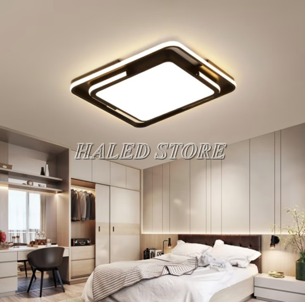 Đèn LED ốp trần hiện đại phòng ngủ