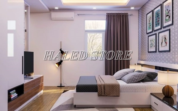 Trang trí ánh sáng đèn LED phòng ngủ hiện đại