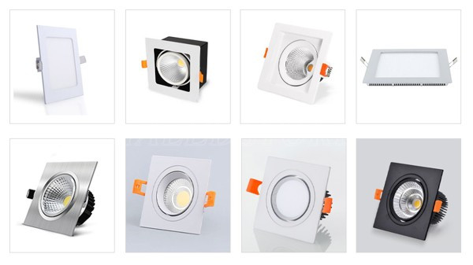 Giá đèn LED âm trần dựa vào thương hiệu và nguồn gốc xuất xứ.