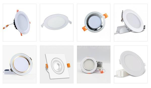 Giá của đèn LED âm trần phụ thuộc vào chất liệu và kiểu dáng sản phẩm.