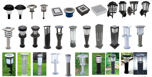 Giá của đèn chiếu sáng sân vườn phụ thuộc vào chủng loại và kiểu dáng. 