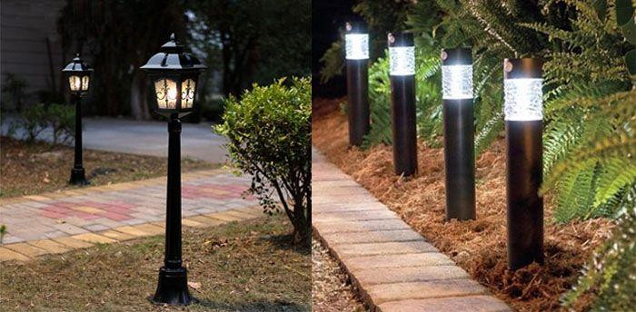 Các loại đèn chiếu sáng sân vườn phổ biến