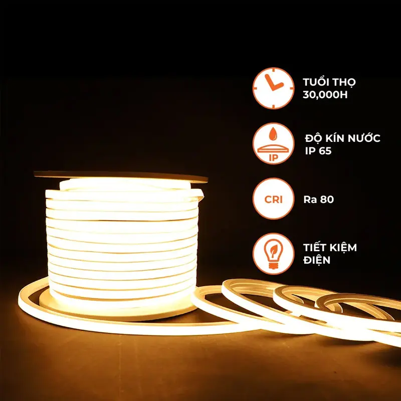 Ưu điểm nổi bật của đèn LED Neon
