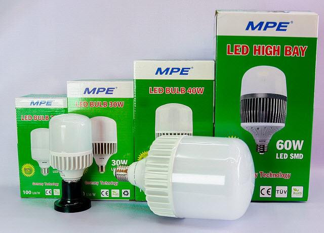 Thương hiệu đèn LED MPE hiện đang rất được ưa chuộng tại thị trường Việt Nam.