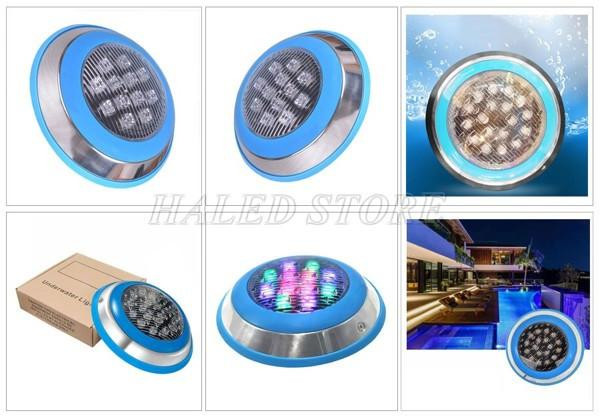 Đèn LED hồ bơi có nhiều kiểu dáng và chủng loại khác nhau.