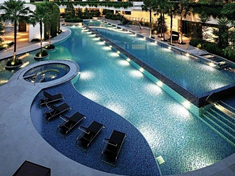 Cách lắp đặt đèn hồ bơi dạng ốp nổi