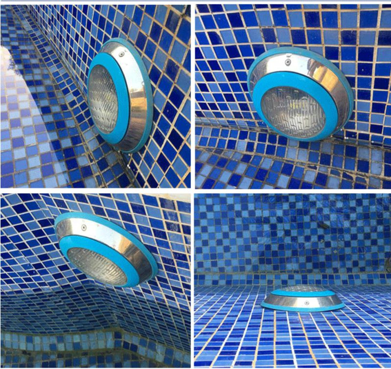 Cách lắp đặt đèn hồ bơi dạng ốp nổi