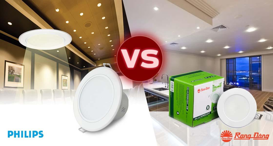 Để quyết định lựa chọn đèn LED Philips hay Rạng Đông phải căn cứ vào nhu cầu sử dụng của bạn và điều kiện thực tế.