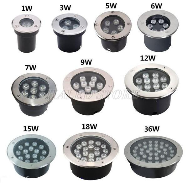 Các loại đèn LED âm đất phổ biến trên thị trường