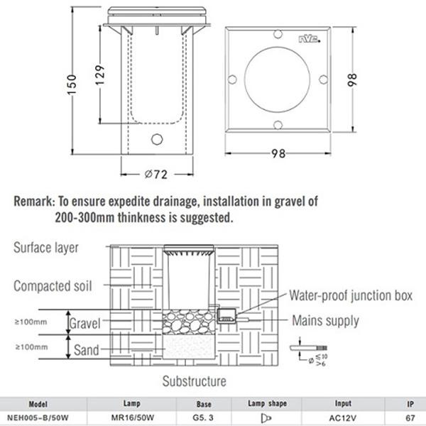 Cách lắp đặt đèn LED âm đất chi tiết từng bước 