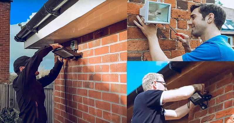 Các bạn có thể tự lắp đặt đèn pha LED nếu có đầy đủ dụng cụ. 