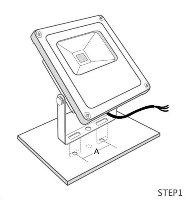 Cách lắp đặt đèn pha LED chi tiết 