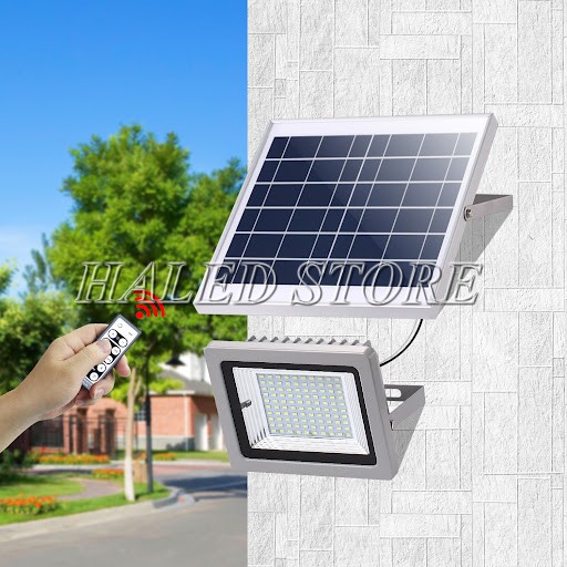 Đèn pha LED cao áp năng lượng mặt trời 100w ánh sáng vàng