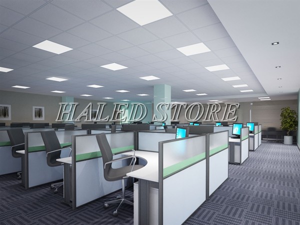 Ứng dụng chiếu sáng của đèn panel chiếu sáng văn phòng