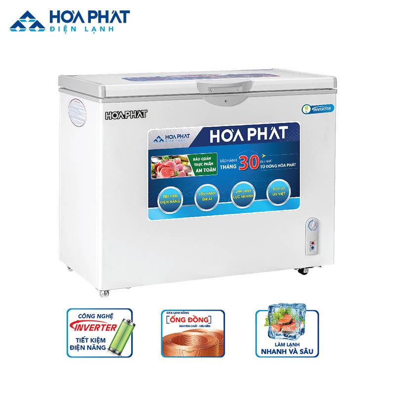 Tủ đông HCFI 516S1Đ1 dung tích 252 lít, có 1 ngăn đông, 1 cánh mở