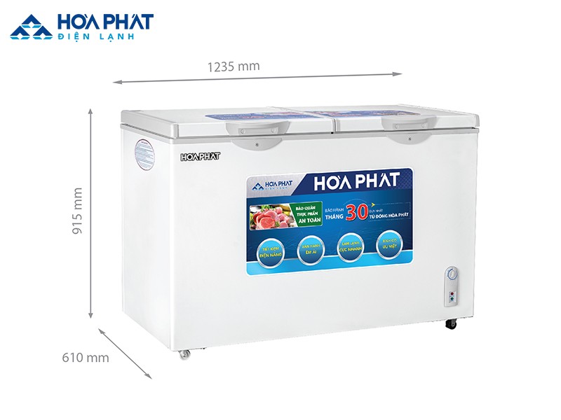 Nếu bạn mở siêu thị mini, quán ăn, cửa hàng tạp hóa quy mô nhỏ thì nên chọn tủ đông HCFI 606S2Đ2 245 lít, 2 chế độ, 2 cánh mở