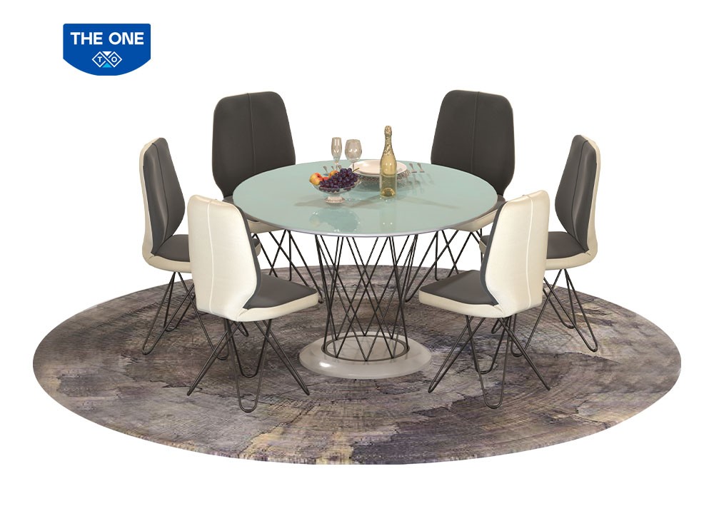 Bàn ghế ăn khung thép