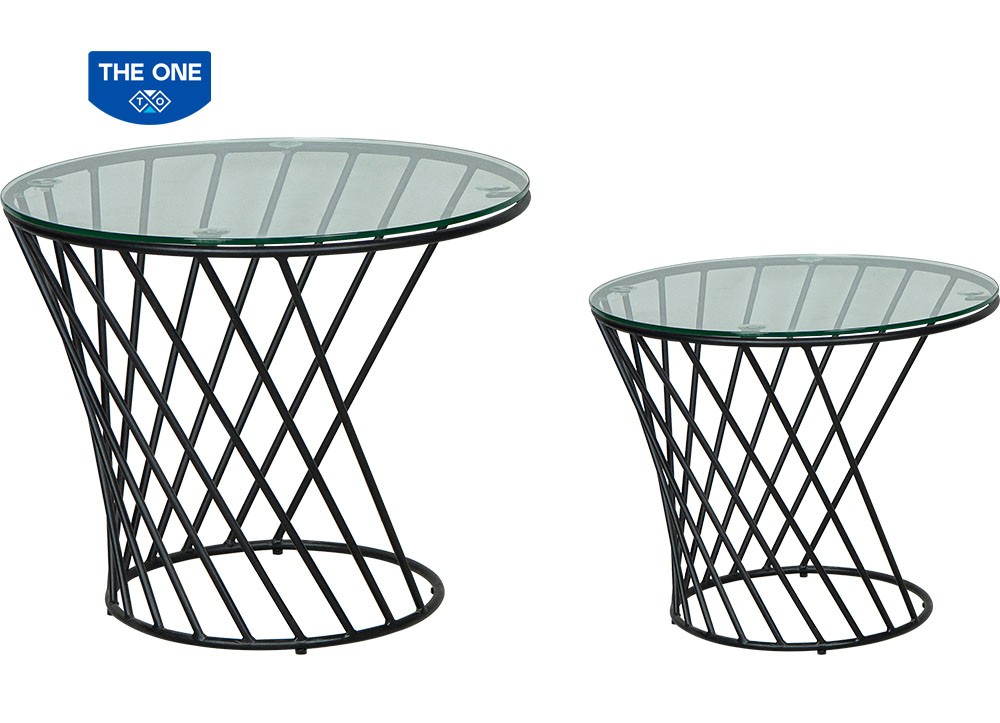 Bàn Sofa khung thép - inox