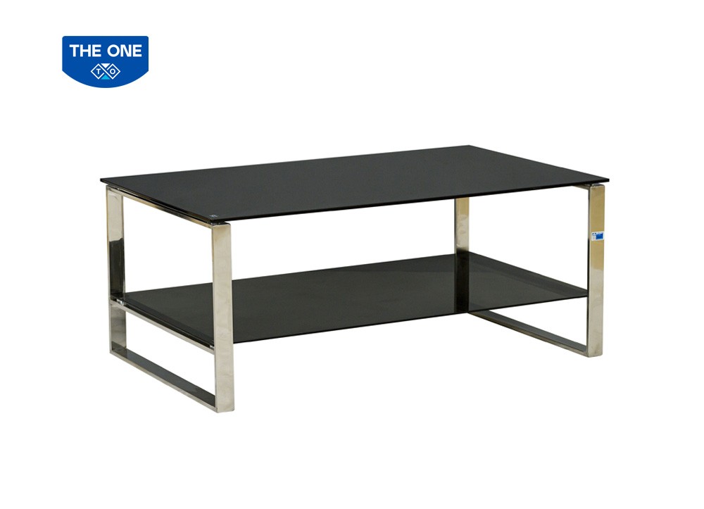 Bàn sofa inox - kính