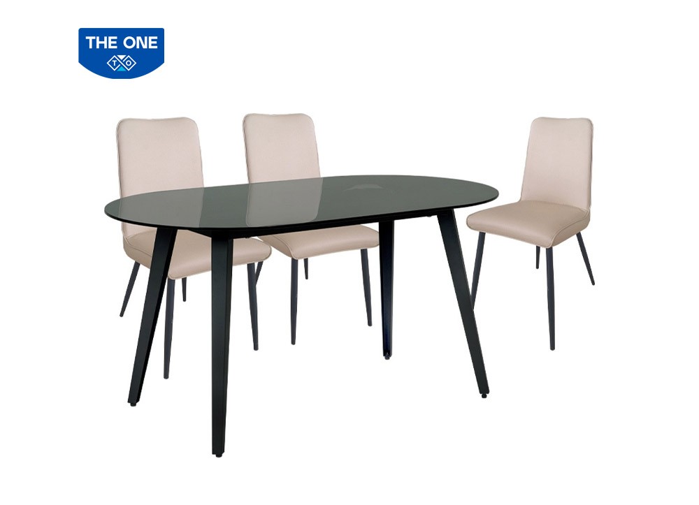 Bàn ghế ăn khung thép