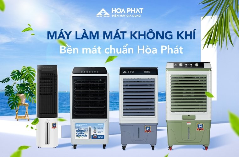 Điện máy gia dụng Hòa Phát ra mắt bộ sưu tập Quạt điện và Máy làm mát không khí mới
