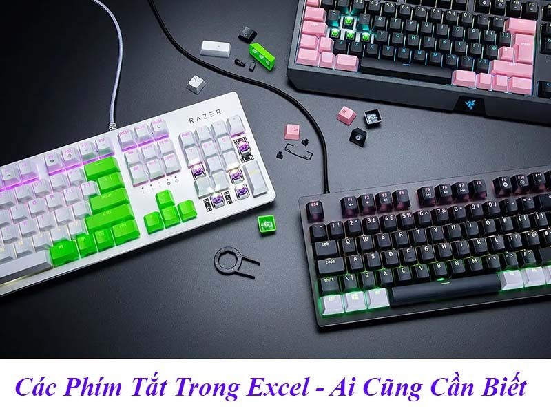 Các phím tắt trong Excel