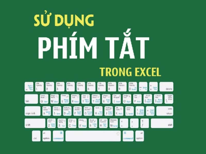 Phím tắt trong Excel