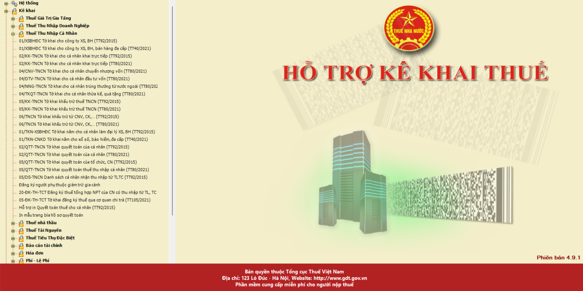 đăng ký NPT trên HTKK