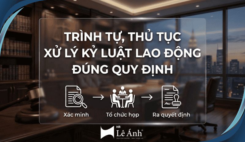 Trình tự, thủ tục xử lý kỷ luật lao động đúng quy định