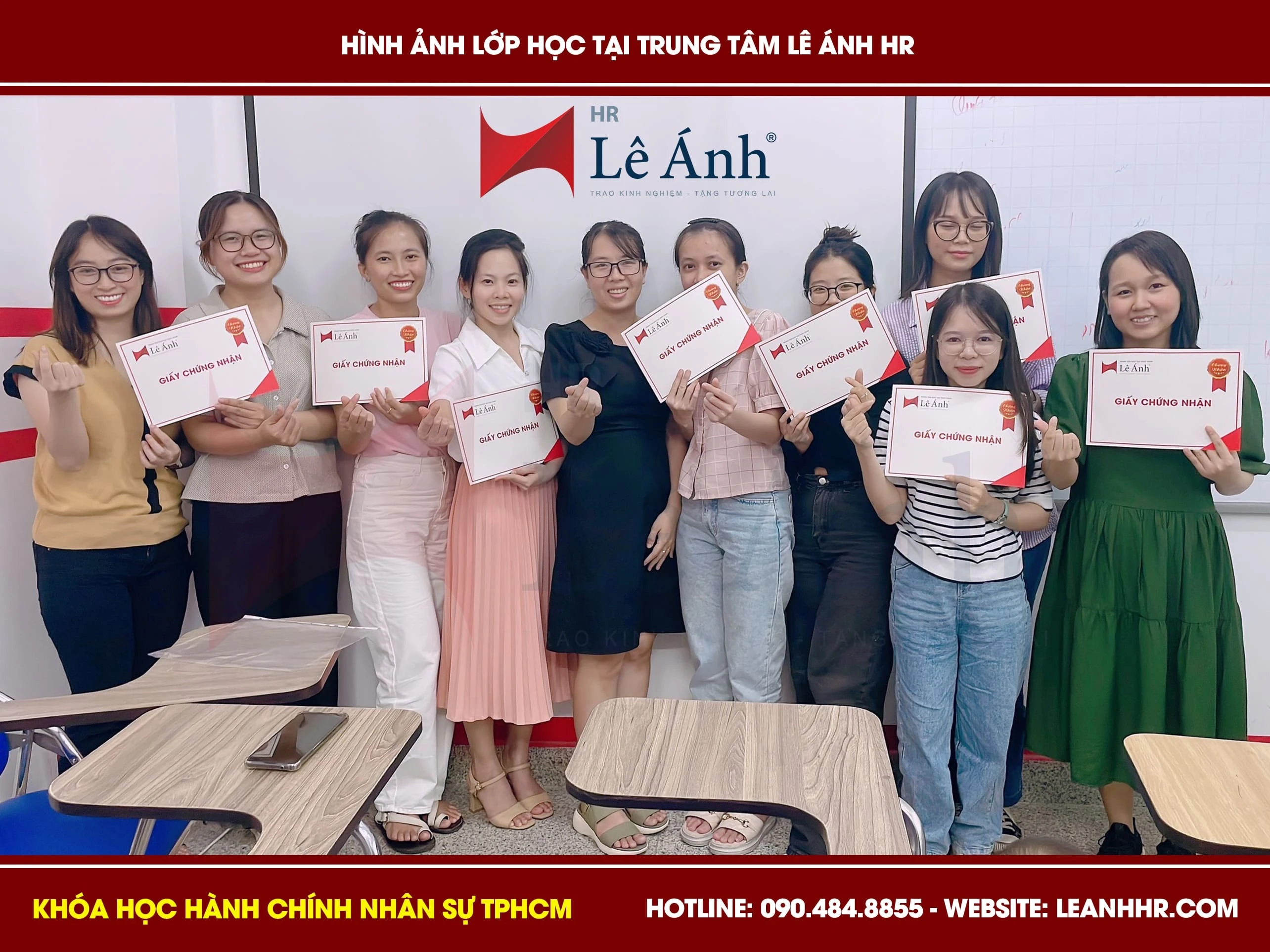 Hình ảnh lớp học Hành Chính Nhân Sự tại Lê Ánh HR
