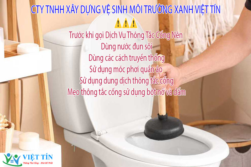 Nên làm những gì trước khi gọi đến nhân viên thông tắc cống Nên làm những gì trước khi gọi đến nhân viên thông tắc cống