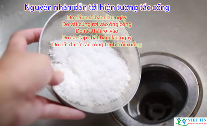 Nguyên nhân dẫn tới hiện tượng tắc cống Nguyên nhân dẫn tới hiện tượng tắc cống