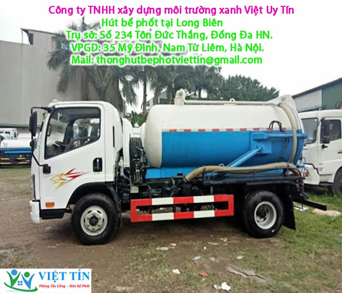 Hút bể phốt tại Quận Long Biên Hút bể phốt tại Quận Long Biên