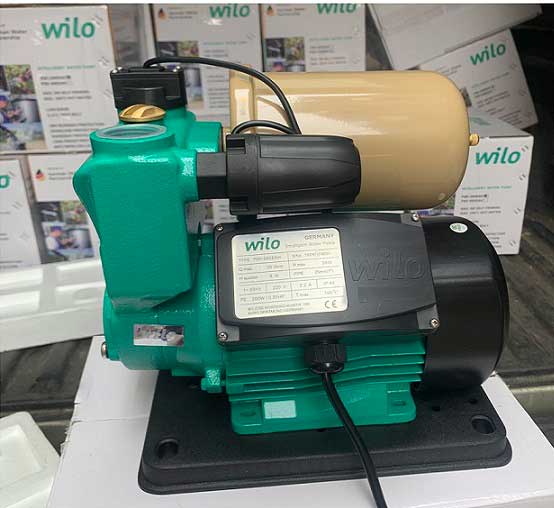 Máy bơm tăng áp điện tử tự ngắt chịu nhiệt Wilo PWI 200EAH Máy bơm tăng áp điện tử tự ngắt chịu nhiệt Wilo PWI 200EAH