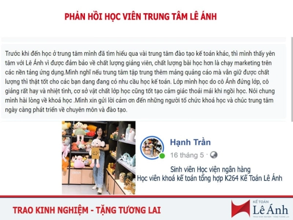 học kế toán tổng hợp tại hà nội